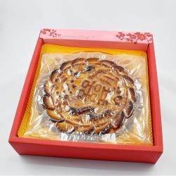 [雙層禮盒]真情雙層大餅+喜米禮盒(北港日興堂大餅+300g喜米*6入)