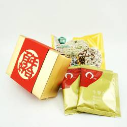 [公益喜米禮盒]幸福抱稻袋來幸福單層喜米禮盒(附贈精美提袋)