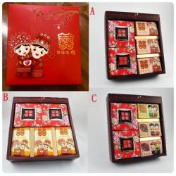 幸福抱稻單層-幸福抱稻喜米禮盒(附提袋),300g*3入+黑豆茶*2盒