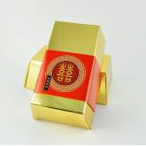 [婚禮小物批發]金磚喜米禮盒,300組(自組)