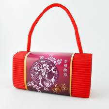 [幸福抱稻彌月禮]300g 幸福抱稻中國風米禮盒(紫)