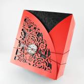 訂婚禮盒 十二禮[喜米+大餅]花饗宴,大囍米綜合雙層禮盒