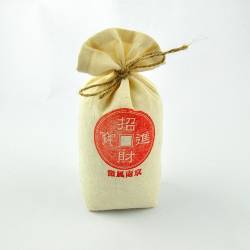 [年節贈品-客製款]300g招財進寶/抱米發財手工喜米包